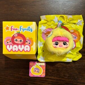 Yaya Fun Fruit Plush Pendant Blind Box Confirmed Lemon 🍋